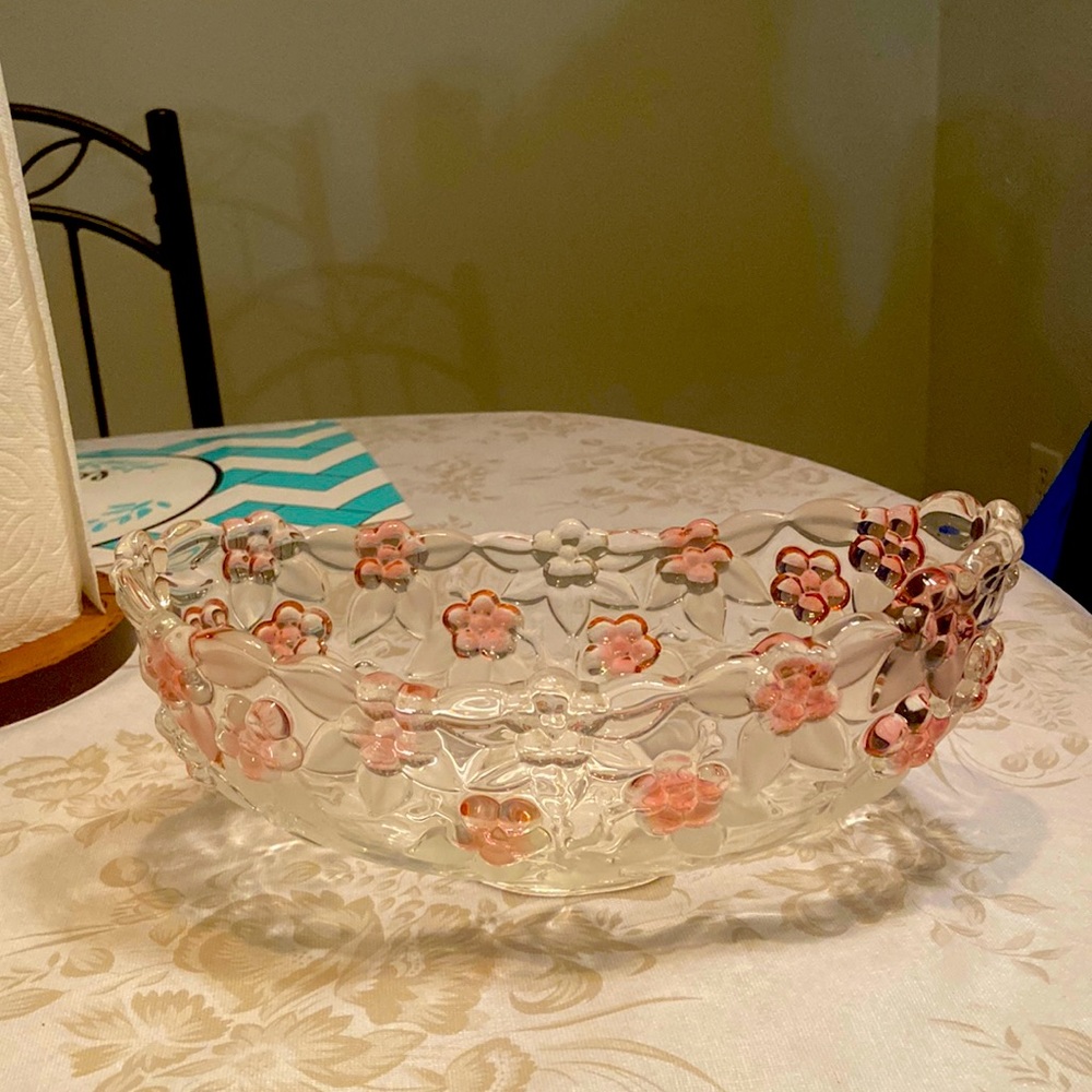 Vintage Waltherglas Rose bowl